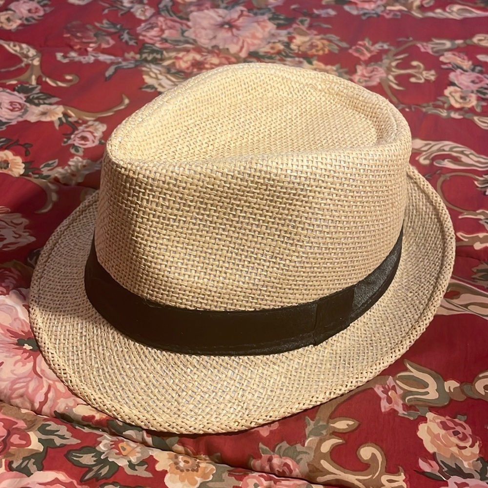 Panama Fedora Hat made in Ecuador, EUC
